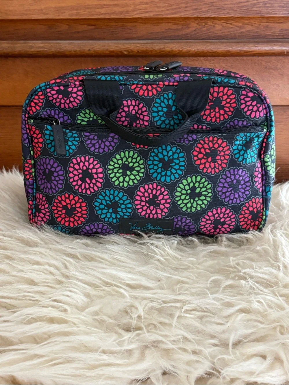 Vera Bradley/ Disney ‘Dreaming Mickey’s Magical Blooms’ Travel Cosmetic Bag
